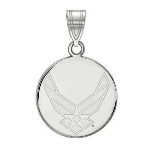 yz SA[g fB[X uXbgEoOEANbg ANZT[ LogoArt Sterling Silver United States Air Force Medium Disc Pendant Necklace Sterling Silver