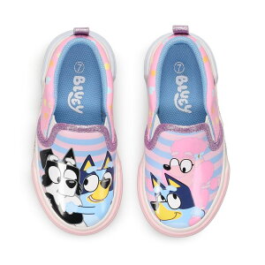 AjLN^[ fB[X V[Y Xj[J[ Licensed Character Bluey and Friends Baby / Toddler Low Top Slip-On Shoes Pink sN