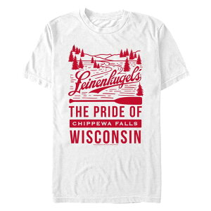 �A�j���L�����N�^�[ �����Y �g�b�v�X T�V���c �O���t�B�b�N Licensed Character Men's The Joy Of Chippewa Falls Wisconsin Graphic Tee White �z���C�g