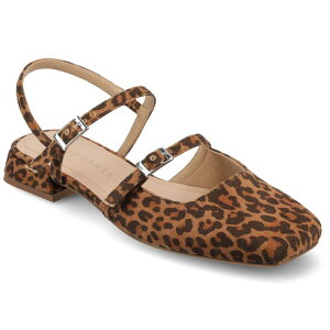 W[j[ fB[X V[Y T_ Journee Tru Comfort Foam Gretchenn Women's Flats Leopard Camel L