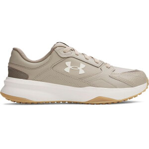 A_[A[}[ Y V[Y Xj[J[ Under Armour Edge LTHR Men's Training Shoes Taupe White zCg