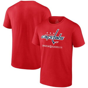 �t�@�i�e�B�N�X �����Y �g�b�v�X T�V���c �L���b�v Men's Fanatics Red Washington Capitals 2024 Stanley Cuplayoffs Breakout-Shirt Cap Red ���b�h