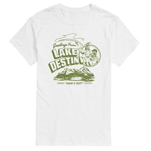 �f�B�Y�j�[ �����Y �g�b�v�X T�V���c �g�[�� �O���t�B�b�N Disney's A Goofy Movie Big & Tall Greetings From Lake Destiny Graphic Tee White �z���C�g