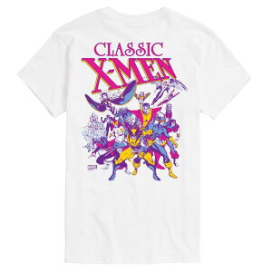 yz }[x Y TVc gbvX Big & Tall Marvel X-Men Comic Cover Classic X-Men Short Sleeve Graphic Tee White