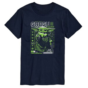 �X�^�[ �E�H�[�Y �����Y �g�b�v�X T�V���c �g�[�� �O���t�B�b�N Big & Tall Star Wars The Mandalorian Grogu Digital Short Sleeve Graphic Tee Navy �l�C�r�[