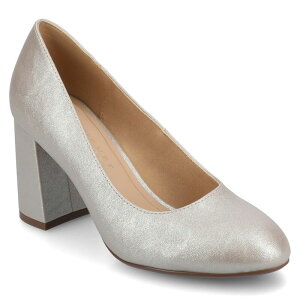 �W���[�j�[ ���f�B�[�X �V���[�Y �p���v�X �q�[�� Journee Seraphina Covered Block Heel Women'shoes Champagne �V�����p��