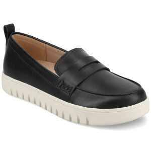 �W���[�j�[ ���f�B�[�X �V���[�Y �X���b�|���E���[�t�@�[ Journee Tayla Medium and Wide Width Women's Round Toe Flexible Comfort Penny Loafers Black �u���b�N