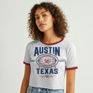 �A���u�����f�b�h ���f�B�[�X �g�b�v�X T�V���c �O���t�B�b�N Unbranded Juniors' Grayson Threads The Label Austin Ringer Patriotic Graphic Tee White Pink �z���C�g