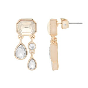 LC Lauren Conrad fB[X ANZT[ sAXECO LC Lauren Conradouble Drop Bezel Stonearrings Multi }`J[