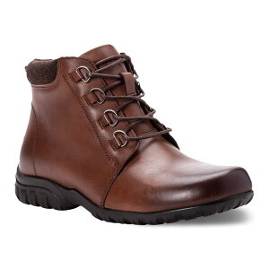 �v���y�b�g ���f�B�[�X �V���[�Y �u�[�c�E���C���u�[�c �A���N�� Propet Delaney Women's Ankle Boots Brown Leather �u���E��