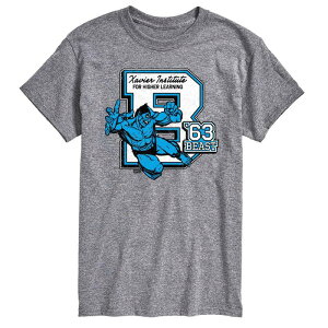 �}�[�x�� �����Y �g�b�v�X T�V���c �g�[�� �O���t�B�b�N Big & Tall Marvel X-Men Beast '63 Collegiate Short Sleeve Graphic Tee Athletic Heather �w�U�[