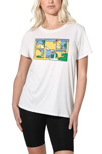 �A�j���L�����N�^�[ ���f�B�[�X �g�b�v�X T�V���c �O���t�B�b�N Licensed Character Juniors' Pyramids Graphic Tee White �z���C�g