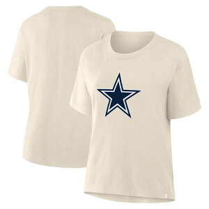 �t�@�i�e�B�N�X ���f�B�[�X �g�b�v�X T�V���c Women's Fanatics Cream Dallas Cowboys Dove Legacy T-Shirt Cow Beige �x�[�W��