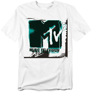 �A�j���L�����N�^�[ �����Y �g�b�v�X T�V���c �g�[�� �O���t�B�b�N Licensed Character Big & Tall Original & Unrestored MTV Glitch Graphic Tee White �z���C�g