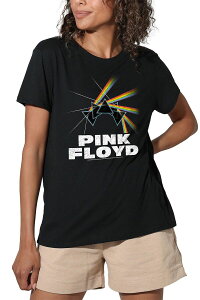 �A�j���L�����N�^�[ ���f�B�[�X �g�b�v�X T�V���c �O���t�B�b�N Licensed Character Juniors' Pink Floydark Side of the Moon Table Loose Graphic Tee Black �u���b�N