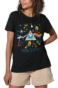 �A�j���L�����N�^�[ ���f�B�[�X �g�b�v�X T�V���c �O���t�B�b�N Licensed Character Juniors' Pink Floyd Miro Graphic Tee Black �u���b�N