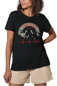 �A�j���L�����N�^�[ ���f�B�[�X �g�b�v�X T�V���c �O���t�B�b�N Licensed Character Juniors' Pink Floyd Beat 1973 Graphic Tee Black �u���b�N