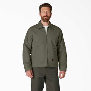 �f�B�b�L�[�Y �����Y �A�E�^�[ �W���P�b�g�E�u���]�� Men's Dickies Insulated Eisenhower Jacket Moss Green �O���[��