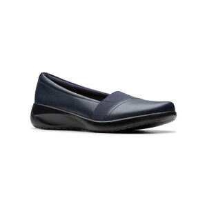 yz N[NX fB[X Xb|E[t@[ V[Y Clarks Kaetlyn Rhea Women's Casual Slip-On Shoes Navy Leather
