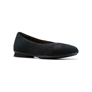 yz N[NX fB[X T_ V[Y Clarks Jazmynn Gem Women's Slip-On Ballet Shoes Black Suede