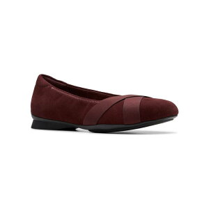 yz N[NX fB[X T_ V[Y Clarks Jazmynn Gem Women's Slip-On Ballet Shoes Merlot Suede