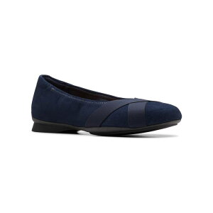 yz N[NX fB[X T_ V[Y Clarks Jazmynn Gem Women's Slip-On Ballet Shoes Navy Suede
