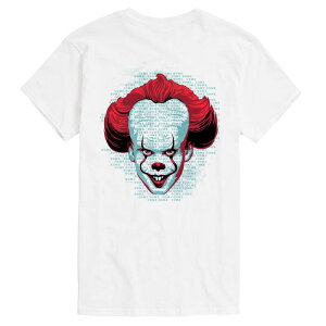 �A�j���L�����N�^�[ �����Y �g�b�v�X T�V���c �O���t�B�b�N Licensed Character Men's IT Chapter Two Pennywise Come Home Graphic Tee White �z���C�g