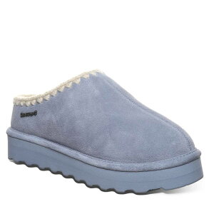 yz xApE fB[X T_ V[Y Bearpaw Crochet Martis Women's Slip-On Slippers Blue Fin