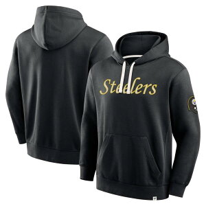 �t�@�i�e�B�N�X �����Y �g�b�v�X T�V���c �p�[�J�[ Men's Fanatics Black Pittsburgh Steelers New Horizons Heritage Pullover Hoodie Stl Black �u���b�N