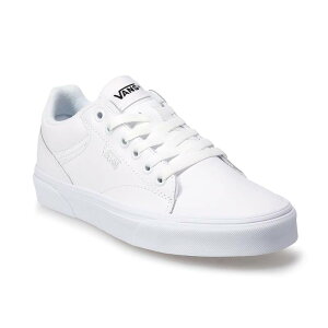 oY fB[X V[Y Xj[J[ Vanseldan Women'skate Shoes White Leather zCg