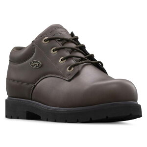 yz OY Y u[cECu[c V[Y Lugz Drifter Lo LX Men's Water Resistant Ankle Boots Dk Brown Black