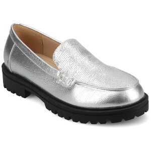 yz W[j[ fB[X Xb|E[t@[ V[Y Journee Erika Tru Comfort Foam Women's Loafers Silver