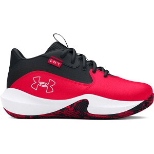 yz A_[A[}[ fB[X Xj[J[ V[Y Under Armour Lockdown 7 Little Kids' Basketball Shoes Red Black White