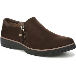 hN^[EV[ fB[X V[Y u[cECu[c Xj[J[ Dr. Scholl's Nice Day Women's Zip Sneakers Dark Brown uE