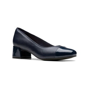 N[NX fB[X V[Y pvX U[ Clarks Iridessa May Women's Leather Dresshoes Navy Leather lCr[