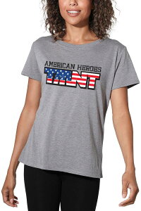 �A�j���L�����N�^�[ ���f�B�[�X �g�b�v�X T�V���c �O���t�B�b�N Licensed Character Juniors' Teenage Mutant Ninja Turtles American Heroes Loose Fit Graphic Tee Heather Gray �O���[