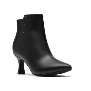 yz N[NX fB[X u[cECu[c V[Y Clarks Kataleyna Madi Women's Leather Pointed Toe Ankle Boots Black Leather