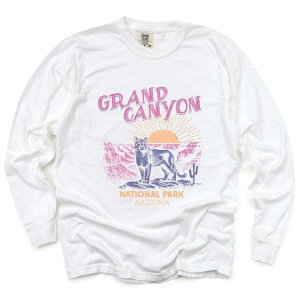 Simply Sage Market ���f�B�[�X �g�b�v�X T�V���c Simply Sage Market Grand Canyonational Park Cougarment Dyed Long Sleeve White �z���C�g