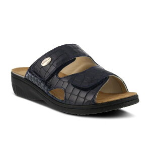 �X�v�����O�X�e�b�v ���f�B�[�X �V���[�Y �T���_�� Flexus by Spring Step Almeria Women'slide Sandals Navy Patent �l�C�r�[