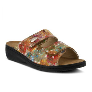 �X�v�����O�X�e�b�v ���f�B�[�X �V���[�Y �T���_�� Flexus by Spring Step Bellasa Women'slide Sandals Beige Multi �x�[�W��