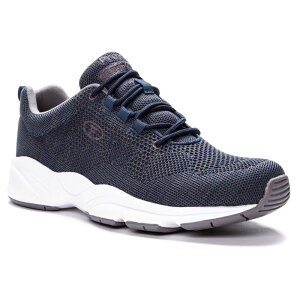 �v���y�b�g �����Y �V���[�Y �X�j�[�J�[ Propet Stability Fly Men's Walking Shoes Navy Gray �O���[