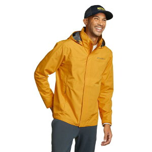 yz GfB[ oEA[ Y WPbgEu] AE^[ Men's Eddie Bauer Packable Rainfoil Jacket Dark Marigold