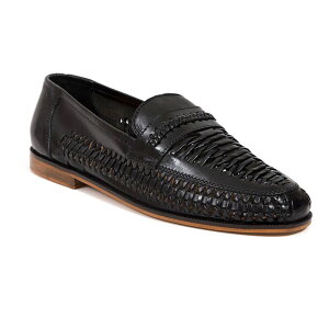 fBA[X^bOX Y V[Y Xb|E[t@[ T_ U[ Deer Stags Puebla Men's Leather Huarache Sandals Black ubN