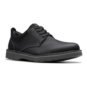 �N���[�N�X �����Y �V���[�Y �I�b�N�X�t�H�[�h ���U�[ ClarksR Eastford Low Men's Leather Shoes Black �u���b�N