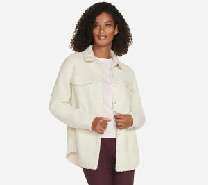 �X�P�b�`���[�Y ���f�B�[�X �A�E�^�[ �W���P�b�g�E�u���]�� Women'skechers On-The-Go Sherpa Shacket Jet Stream