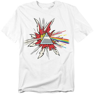 �A�j���L�����N�^�[ �����Y �g�b�v�X T�V���c �g�[�� �O���t�B�b�N Licensed Character Big & Tall Pop Art Dark Side Of The Moon Graphic Tee White �z���C�g