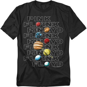 �A�j���L�����N�^�[ �����Y �g�b�v�X T�V���c �g�[�� �O���t�B�b�N Licensed Character Big & Tall Pink Floyd Pink System Graphic Tee Black �u���b�N