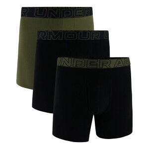 yz A_[A[}[ Y {NT[pc A_[EFA Men's Under Armour 3-pc. Performance Cotton 6-Inch Boxerjock Set Blkmneod