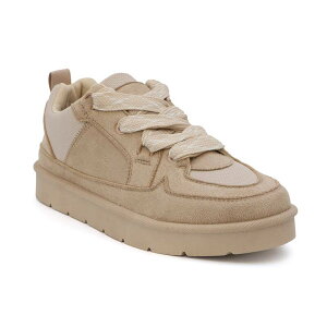 ���L ���f�B�[�X �V���[�Y �X�j�[�J�[ ���[�X Yoki Pembroke-14 Women's Lace-Up Casual Sneakers Beige �x�[�W��