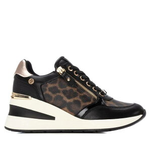 LV^C fB[X V[Y Xj[J[ [X Women's Wedge Lace-Up Sneakers By XTI 144378 Multicolor }`J[